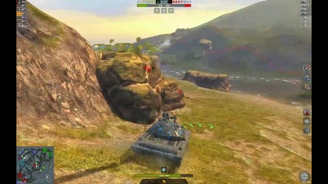 Объект 274А №4 Мини обзор/ World of Tanks Blitz смотреть онлайн