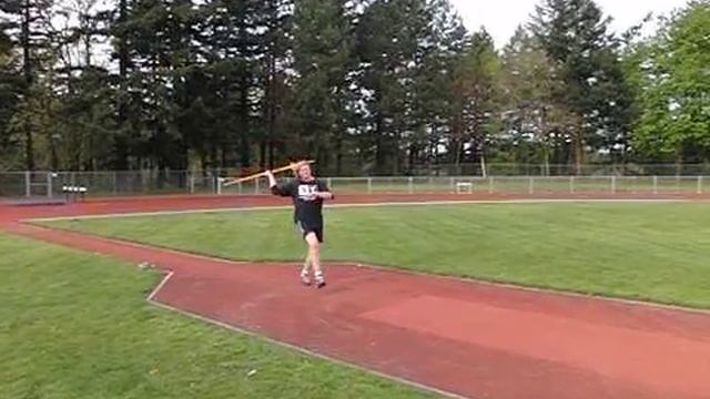 Sam Crouser 71.50m Javelin Training Throw 4-18-2010 смотреть онлайн