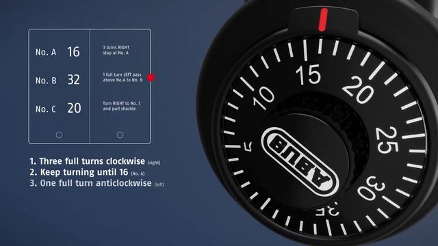 Application video: combination locks ABUS 78K and ABUS 78KC смотреть онлайн