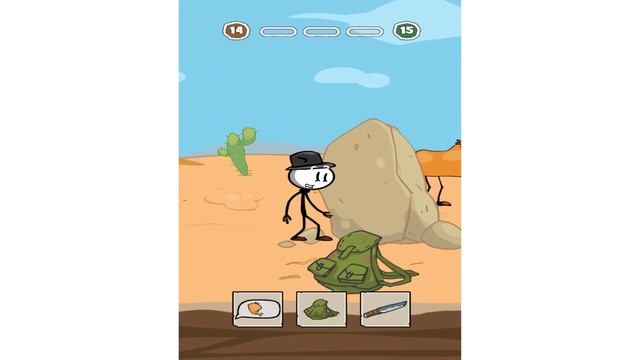 Stickman Escape: Choice Story - Funny Stickman Puzzle Games - All Level 11-15 Gameplay Walkthrough смотреть онлайн