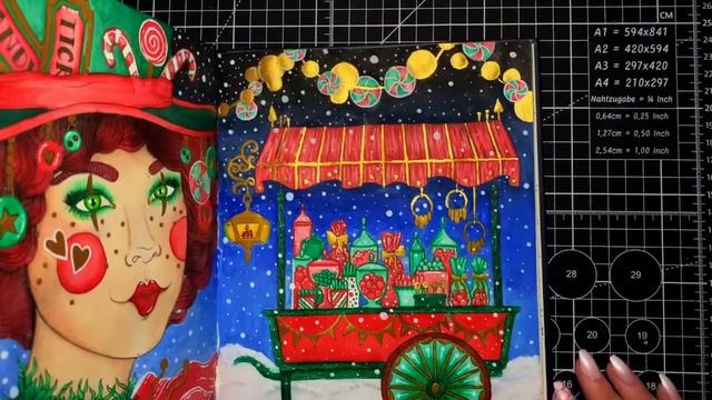 Completed Colouring Pages | December 2020 смотреть онлайн