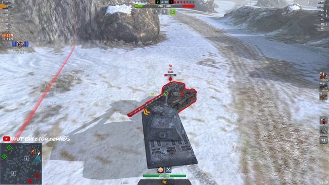 1v3 VK 100.01 (P) / WoT Blitz смотреть онлайн