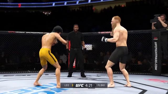 UFC4 | Bruce Lee VS Floki (EA Sports UFC 4) wwe mma смотреть онлайн