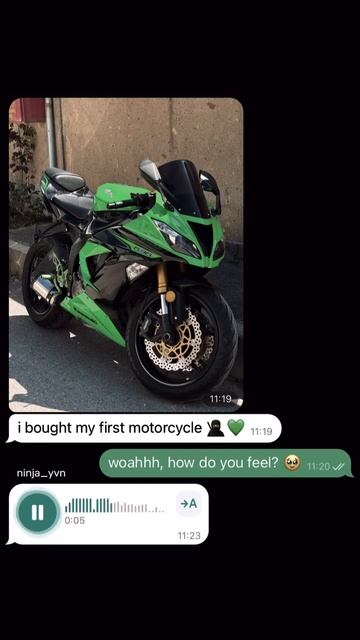 when you bought firts motorcycle#kawasakininja#zx10r #zx636r#zx25r смотреть онлайн