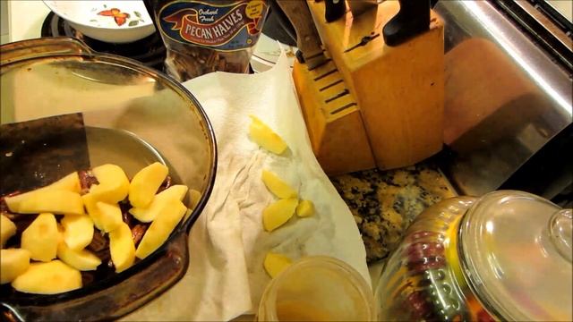 Dessert: Baked Apples And Pecans