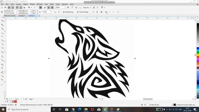 Corel Draw : How to convert image to vector смотреть онлайн