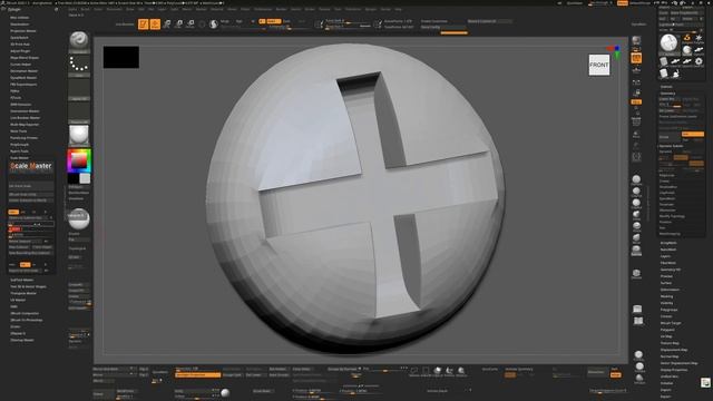 Scaling subtools in ZBrush - relative to each other смотреть онлайн