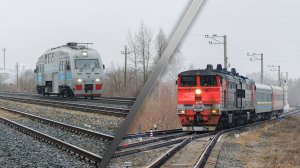 Поезда начальства КбшЖД в Коршуновке. Зимний инспекционный осмотр линии Ряжск - Пенза