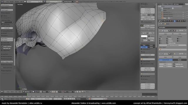 Session #8. Modelling a 3D Monster Character. Part 5. Retopology in Blender (as an example) смотреть онлайн