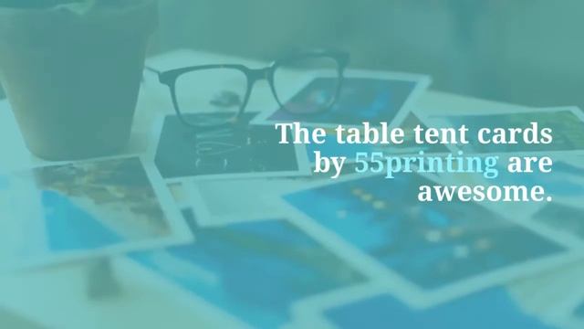 Cheap Custom Table Tent Printing смотреть онлайн
