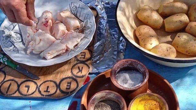 Сажаем Картошки / Картофельный шашлык в золе / Kartof Əkimi смотреть онлайн