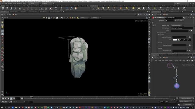 Odyssey Iteration #38 Procedural Cliff Rock Generator in Houdini смотреть онлайн