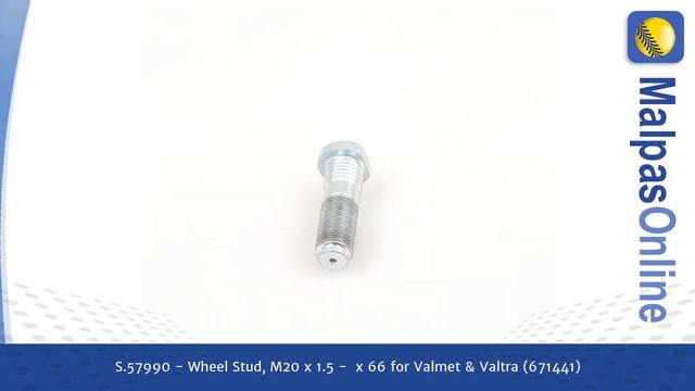 S.57990 - Wheel Stud, M20 x 1.5 - x 66 for Valmet & Valtra (671441) смотреть онлайн
