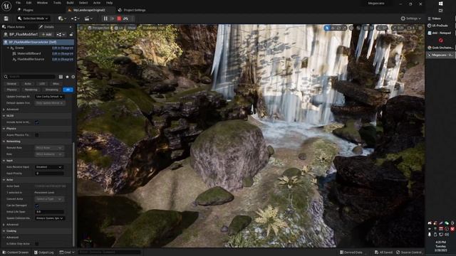 Fluid Flux in Action & Tutorial (Simulated Water Physics) UE5.1 Unreal Engine смотреть онлайн