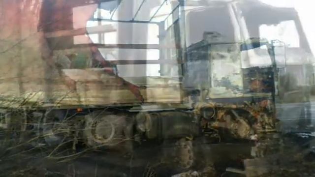 Возгорание с турбины, в Питере по дороге на Москву загорался маз смотреть онлайн