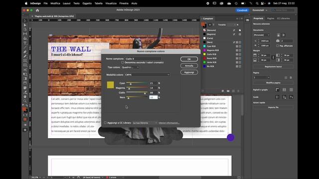 InDesign: campioni colore смотреть онлайн
