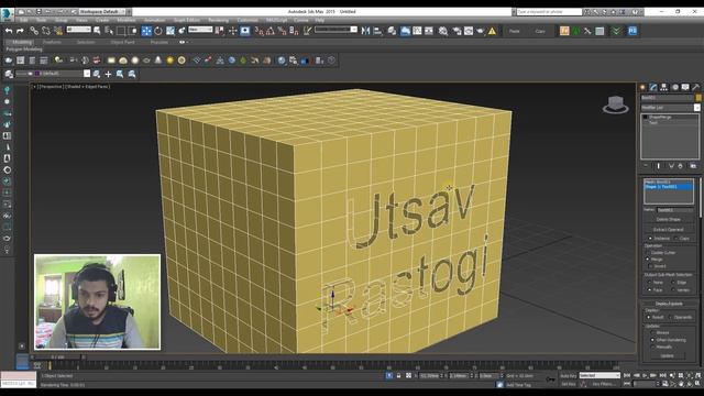 Shape Merge - Compound Object in 3ds Max | 3D Max Full Modeling Tutorials in Hindi | смотреть онлайн