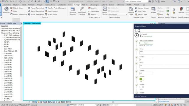Auto Aluminum Formwork Wall, Use Dynamo In Revit смотреть онлайн