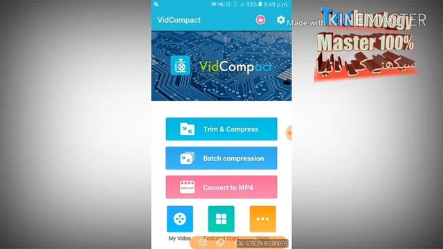 How to Convert your 200Mb video Size to 20mb 2018 Trick смотреть онлайн