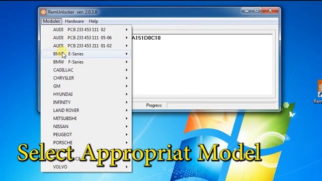 Work with BMW remotes using RemUnlocker смотреть онлайн