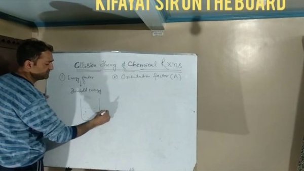 Collision theory of chemical reactions (kinetics 12th)