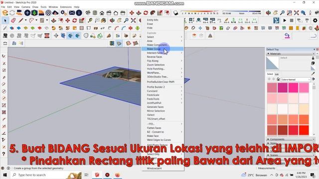 Tutorial Membuat Kontur di Sketch UP смотреть онлайн