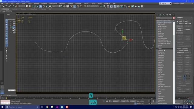 3DS Max 2018 Class #31 (Lofting Splines) смотреть онлайн