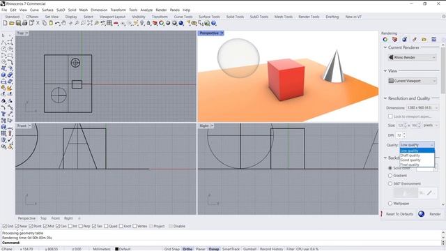 Rhino How To Improve Render Quality смотреть онлайн