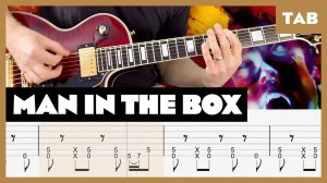 Alice in Chains - Man In The Box - Guitar Tab | Lesson | Cover | Tutorial