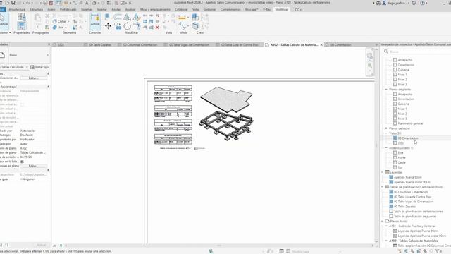7 Creación de Tablas de cantidades y de materiales en Revit 2024 смотреть онлайн