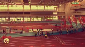 Соревнования Track and Field, забег на 400 м | #бег #манеж
