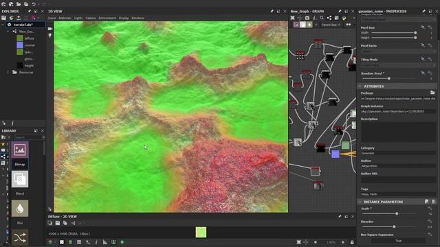 Terrain generator in Substance Designer смотреть онлайн