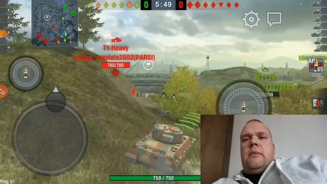 World of Tanks Blitz/ Pointblank on Blitz T14 American Tier 5 Heavy Gameplay смотреть онлайн
