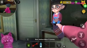 ЛЫСАЯ злая учительница МИСС ТИ Пранк с шампунем от котёнок КЭТ Scary Teacher 3D #5