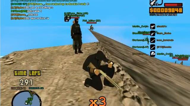 GTA:SAMP | BTTDM Zombie Survival [0.3.7] | MAP:STRIKE AT ATHENS | Evac and Safe Place смотреть онлайн