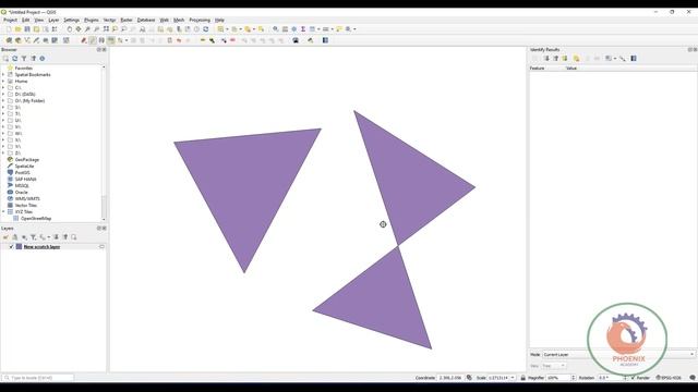 QGIS 2 Create Scratch Polygon Layer and Adding Polygons عربي смотреть онлайн