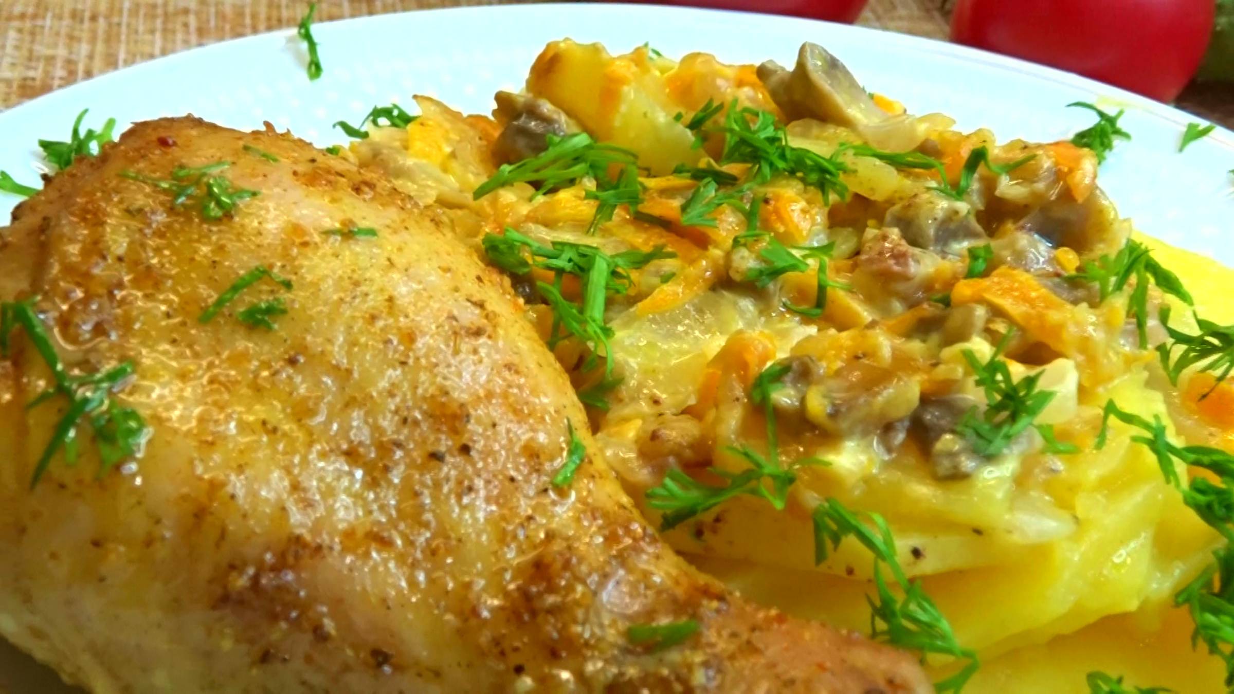 КАРТОШКА еще никогда не была такой вкусной. Вот как надо готовить КУРИЦУ с КАРТОШКОЙ смотреть онлайн