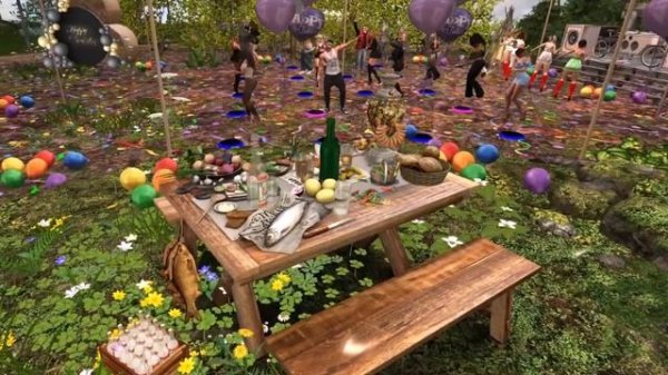 SACRARIUM GRID ( opensim ) -Birthday Ya MaHa and Aven Mir