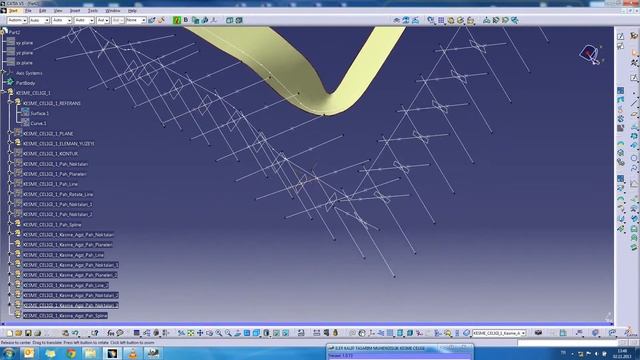 Catia V5 Kesme Çeliği Makrosu & Catia V5 Trim Steel Macro смотреть онлайн