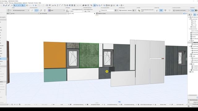 ArchiCAD: Fassade mit Plattengliederung_Erstellung mittels Morph Werkzeug-2D Fläche смотреть онлайн