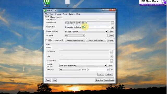 Tutorial: How to convert BD to avi with megui смотреть онлайн