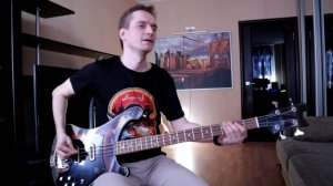 Черный Обелиск - Я остаюсь (бас кавер)