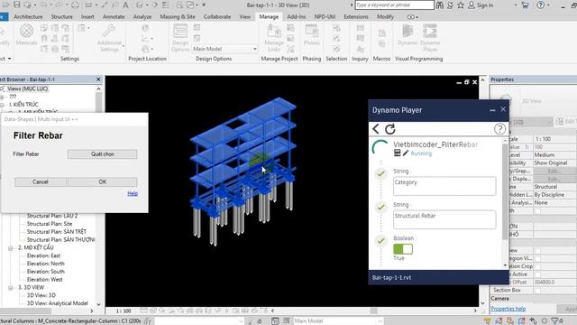 [REVIT REVIEW] DYNAMO FILTER REBAR смотреть онлайн