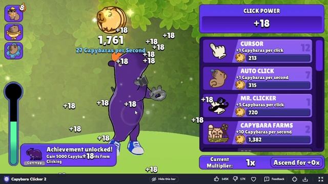 Capybara Clicker 2 - First 5 Minutes