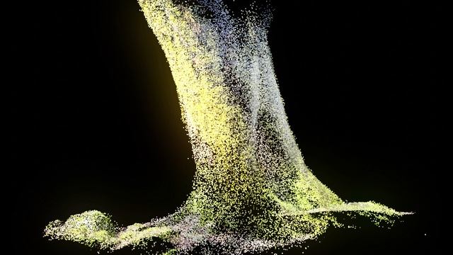 Pointcloud Particle System Test - Blender смотреть онлайн