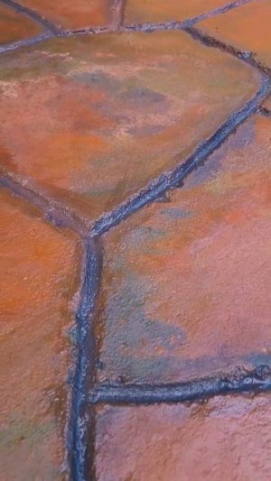 Как и чем покрасить бетон  легко и просто своими руками Состав  Красим ступеньки и дорожку Арт-бето