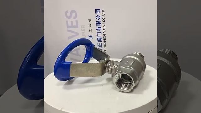 M/F 2PC thread ball valve with oval handle смотреть онлайн