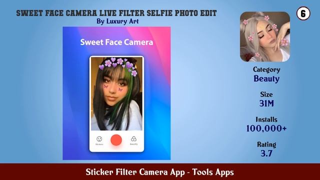 Top 10 Sticker Filter Camera App Android App