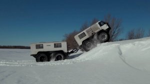 Арктический Автобус, движение по снежным горкам, на, 25 человек. Безопасный, экологичный.