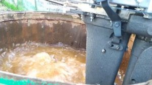 Гибрид ветерок с выхлопом в воду